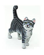 Фигурка Safari Ltd Серая полосатая кошка