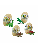 Набор фигурок Safari Ltd Яйца динозавров с динозавриками, 4 вида