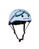 Шлем Kiddi Moto для велосипеда Защитные очки, голубой
