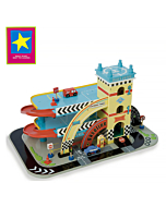 Детская парковка "Гараж Майка", с машинками и знаками