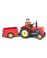 Игрушечный трактор Берти с прицепом и фермером, Le Toy Van