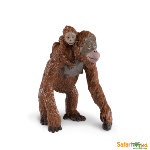 Фигурка обезьяны Safari Ltd Орангутан с малышом