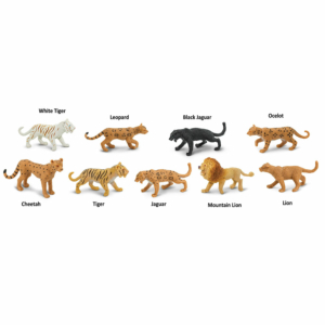 Набор фигурок Большие кошки  Toob, Safari Ltd