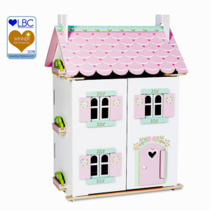 Кукольный домик "Нежные сердечки" + 32 предмета мебели