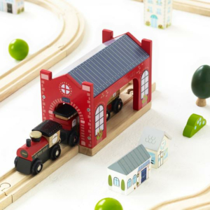 Игровой набор Деревянная железная дорога "Лондон " с поездом, 120 элементов LE TOY VAN