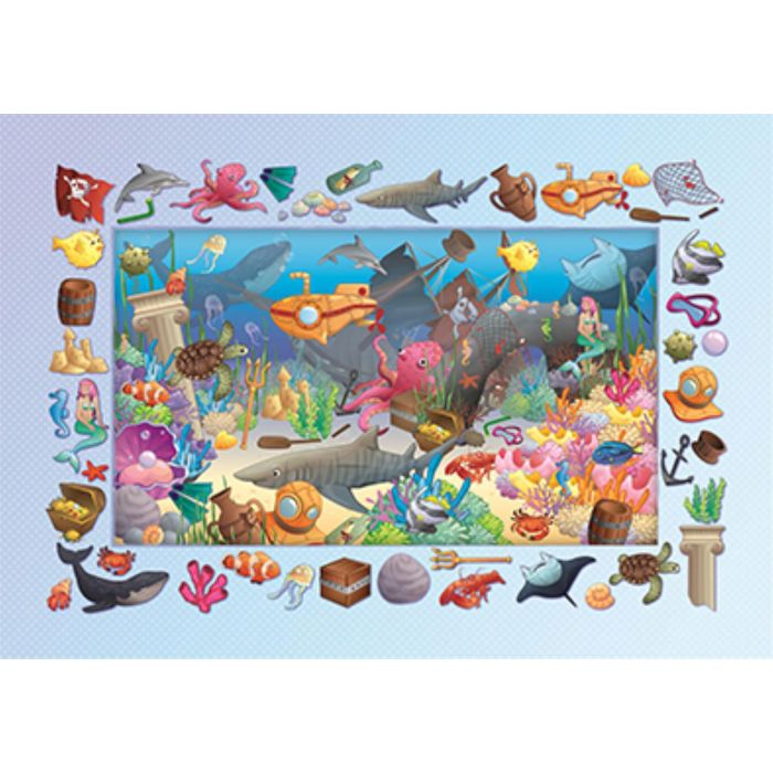 Игровой коврик Морские обитатели 150х100 см, Achoka