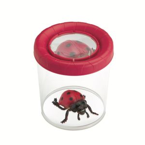 Большая банка-стакан для наблюдения с линзой 3x и жуком, Navir