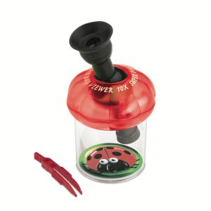 Банка для насекомых с микроскопом 10x и пинцетом, Navir