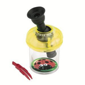 Банка для насекомых с микроскопом 10x и пинцетом, Navir